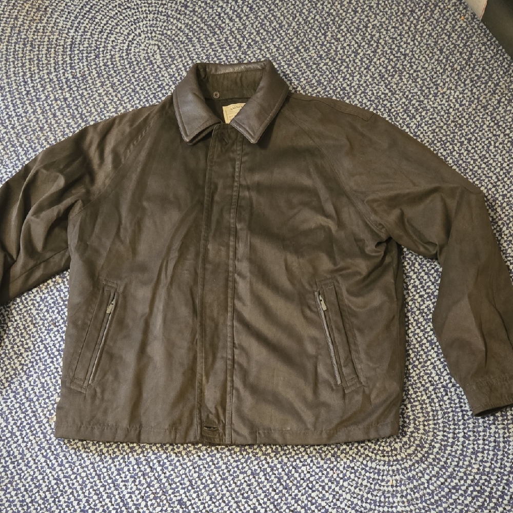 RAINFOREST Men's Dark Brown Bomber Jacket